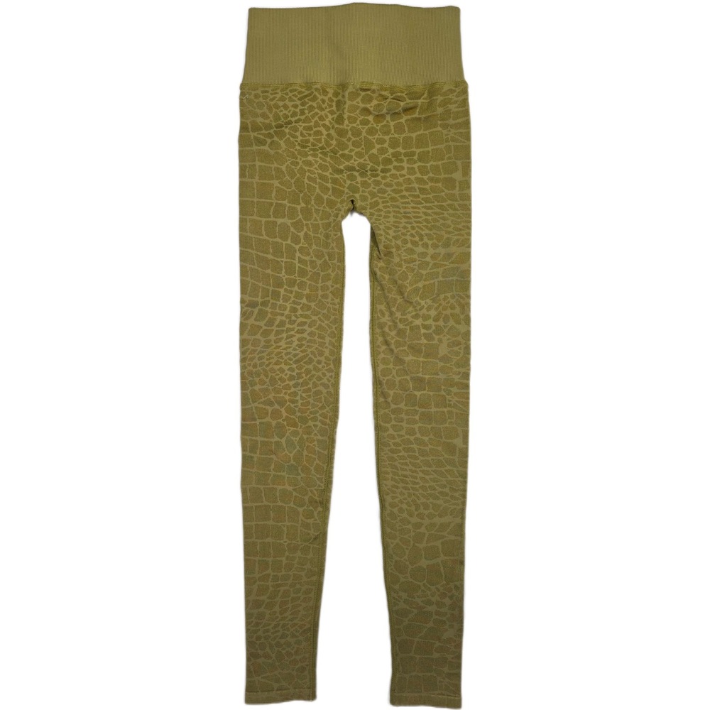 Good American Pickled Olive Shimmer Animal Print Leggings - Picture 3 of 5